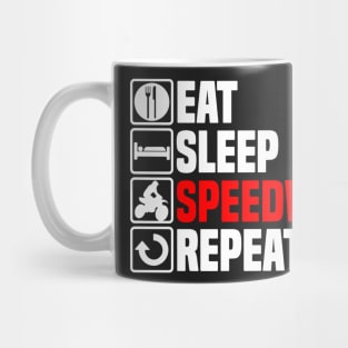 Eat Sleep Speedway Mug